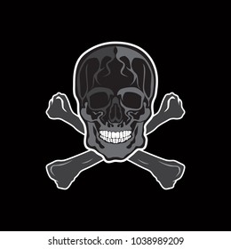skull vector logo