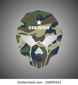 Skull vector logo