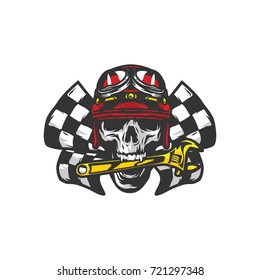 Skull Vector Mascot Illustration