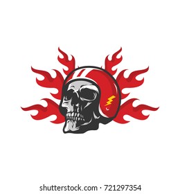 Skull Vector Mascot Illustration