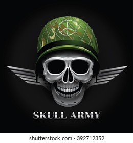 skull vector object  logo