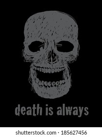 skull vector / t-shirt graphics