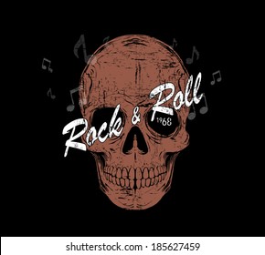 skull vector / t-shirt graphics