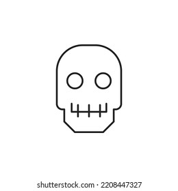 skull vector for website symbol icon presentation