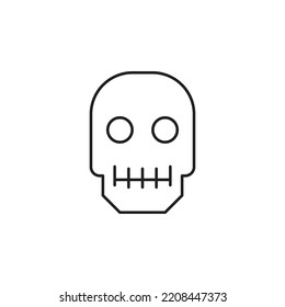 skull vector for website symbol icon presentation