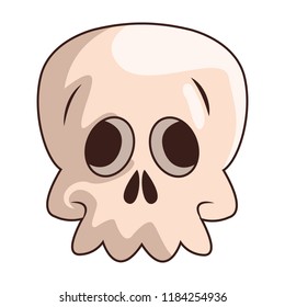 Skull videogame cartoon