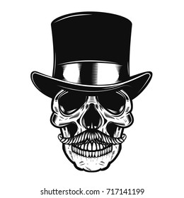 Voodo Skull Drawing Vector Illustration Skull Stock Vector (Royalty ...