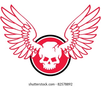 Skull wings