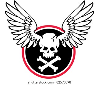 Skull wings