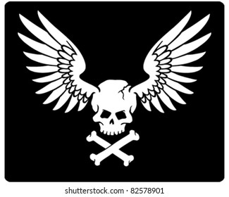 Skull wings