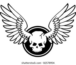 Skull wings