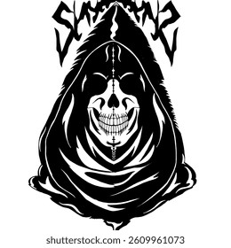 Skull Wizard Slayer With Smiling Death
