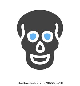 Skull, xray,head,trauma icon vector image. Can also be used for healthcare and medical. Suitable for mobile apps, web apps and print media.
