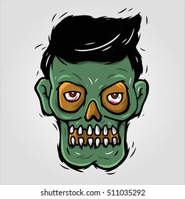 skull zombie