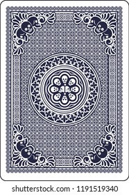 
skull_backdrop of  playing card