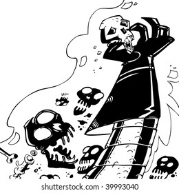 Skulls and gloves