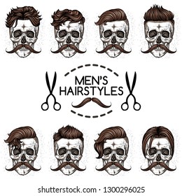 Skulls and hairstyles
