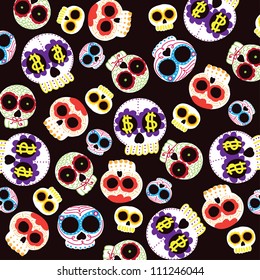 Skulls pattern