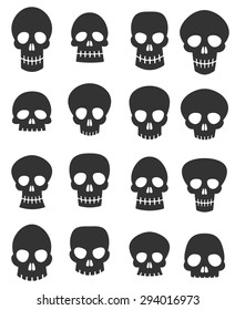 Skulls set