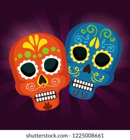 skulls tradition to day of the dead event