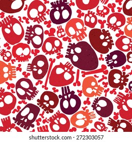 Skulls. Vector Illustration