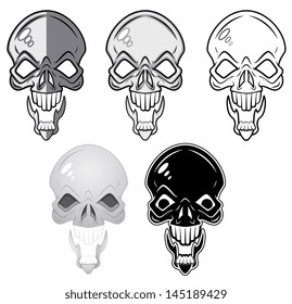 Skulls Vector Illustrations