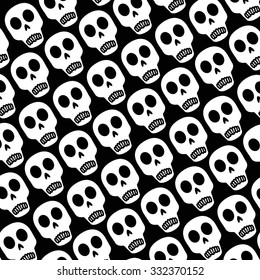 Skulls Wallpaper on black background 