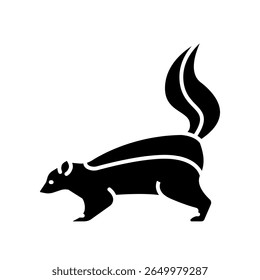 ícone de fundo preto para projetos digitais e de impressão. Animais norte-americanos. Ícones mínimos de limpeza para aplicativos e sites. Ícones simples modernos para UI UX e branding