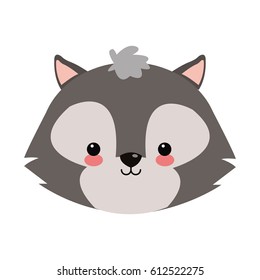 skunk cartoon icon
