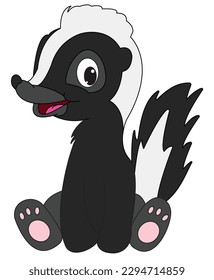 Skunk
cute Skunk vector drawing