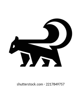 Skunk Logo. Icon design. Template elements