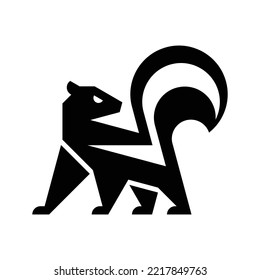 Skunk Logo. Icon design. Template elements