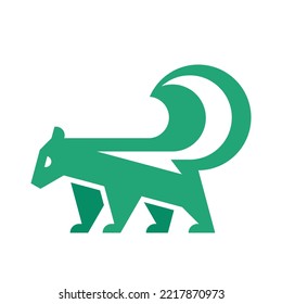 Skunk Logo. Icon design. Template elements