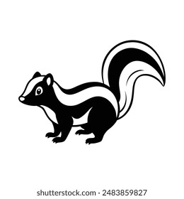 skunk vector file, this is a editable vector file.