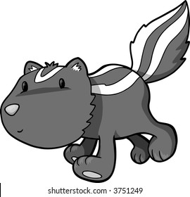 Skunk Vector Illustration