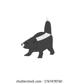 Skunks Animal Cartoon Art Illustration
