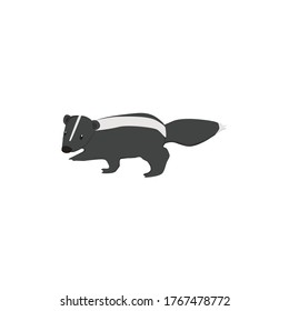 Skunks Animal Cartoon Art Illustration
