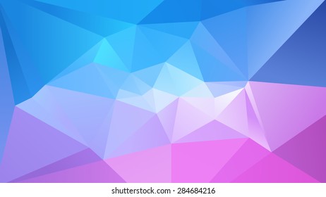 Sky abstract geometric  low poly background vector