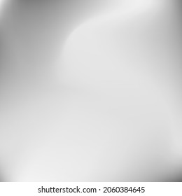 Sky Aluminium Dynamic Monochromatic Blurred Gradient Backdrop. Soft Grey Liquid Curve Fluid Swirl Gradient Mesh. Water Metallic Calm Wavy Blurry Texture. Dark Silver Fluid Light Background.
