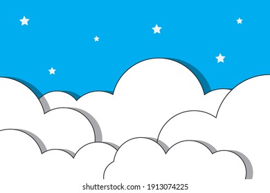 sky art blue night star day hot sun cold gold icon season  moon vector background yellow application lightning