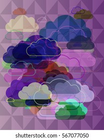 sky art template