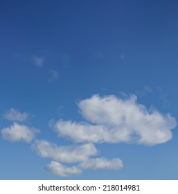 Sky background with clouds