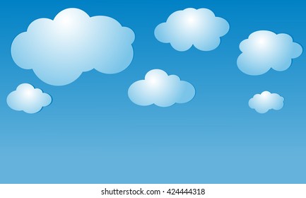 sky background with clouds