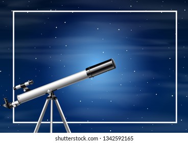 A sky background night illustration