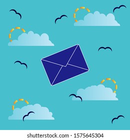 Sky background social media theme image