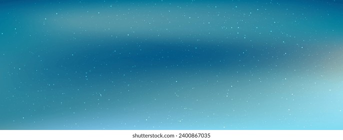 Fondo del cielo, noches estrelladas con brillantes estrellas, brillantes estrellas en el cielo azul. ilustración vectorial.