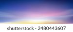Sky background.Sunset blue,purple after sun dawn evening,Fantasy twilight sky in gradient sunlight in Autumn,Dusk sky landscape over beach and cloud,cinematic soft pink color.Winter or Morning spring 