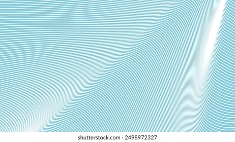 Fondo abstracto azul cielo con línea curva para el telón de fondo o la presentación