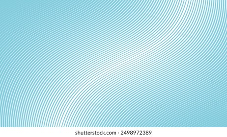 Sky Blue abstract background with curve line for backdrop or presentation