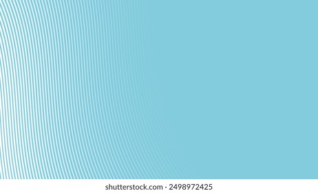 Sky Blue abstract background with curve line for backdrop or presentation